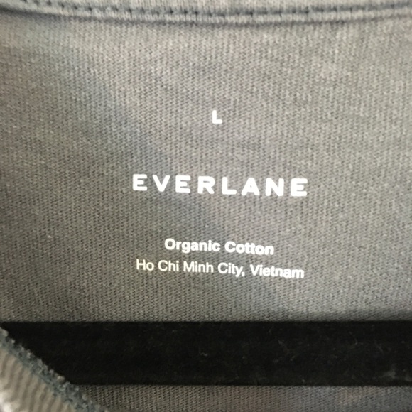 Everlane 100% Organic Cotton Short Sleeve T-Shirt Bundle (3) Large Blue Gray - Picture 2 of 6